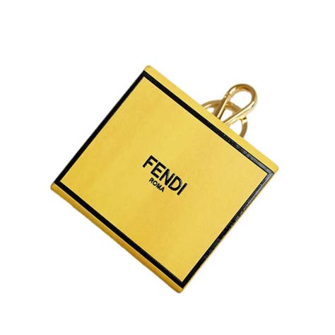 fendi roma keyring pouch